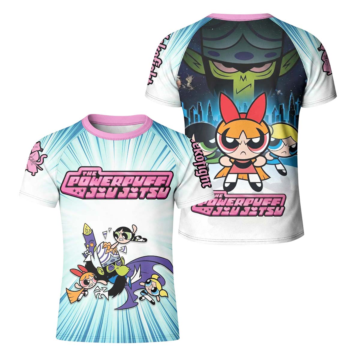 Powerpuff Girls BJJ Kid Rash Guard