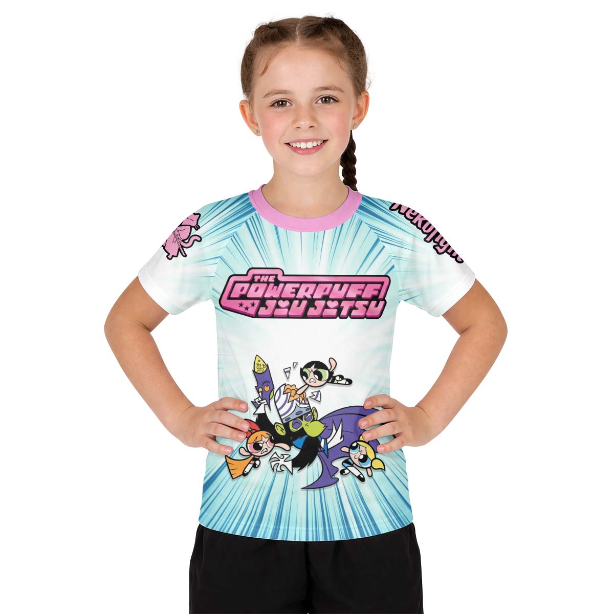 Powerpuff Girls BJJ Kid Rash Guard