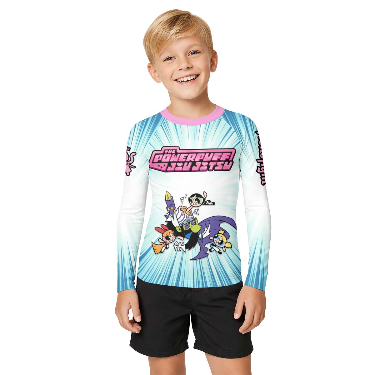Powerpuff Girls BJJ Kid Rash Guard