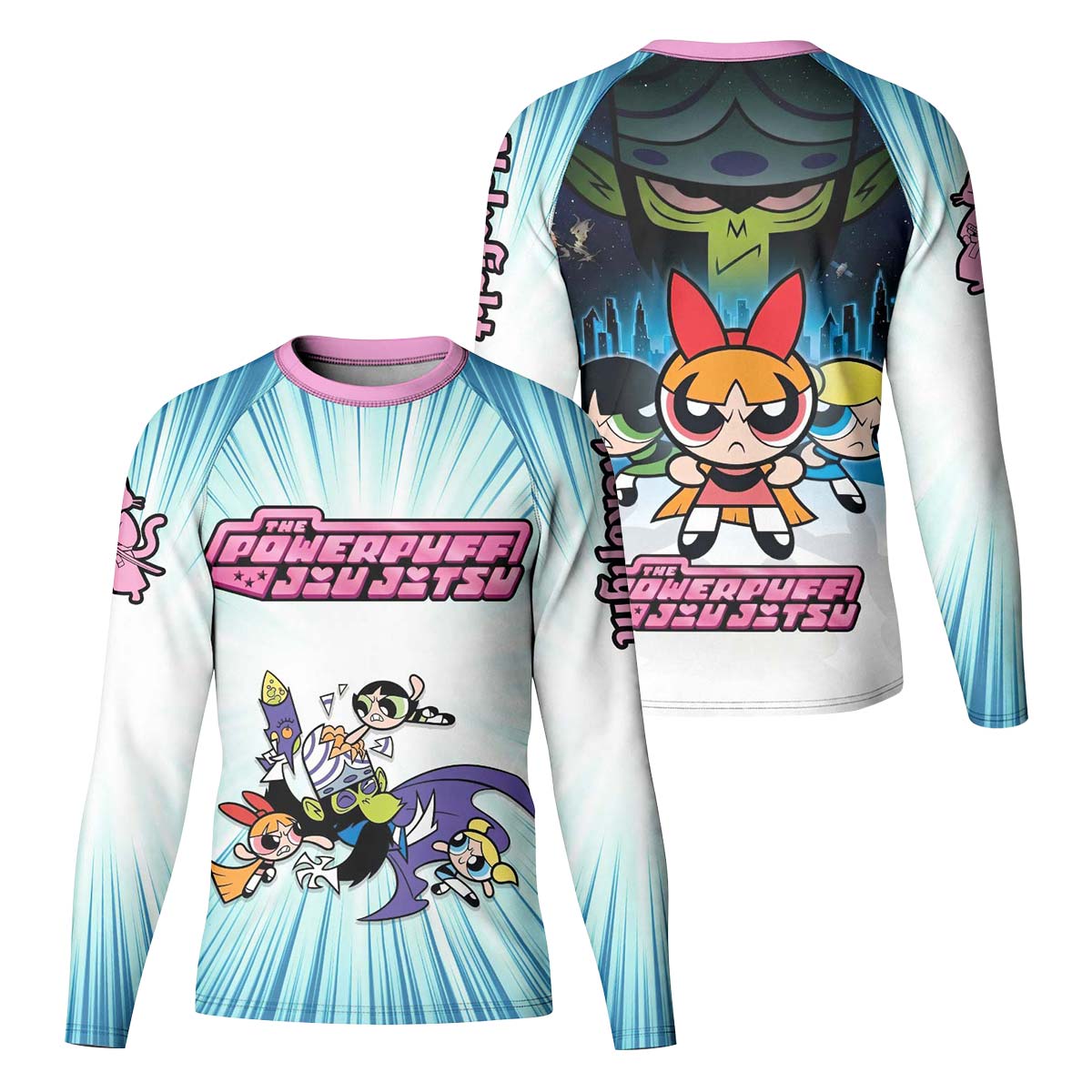 Powerpuff Girls BJJ Kid Rash Guard