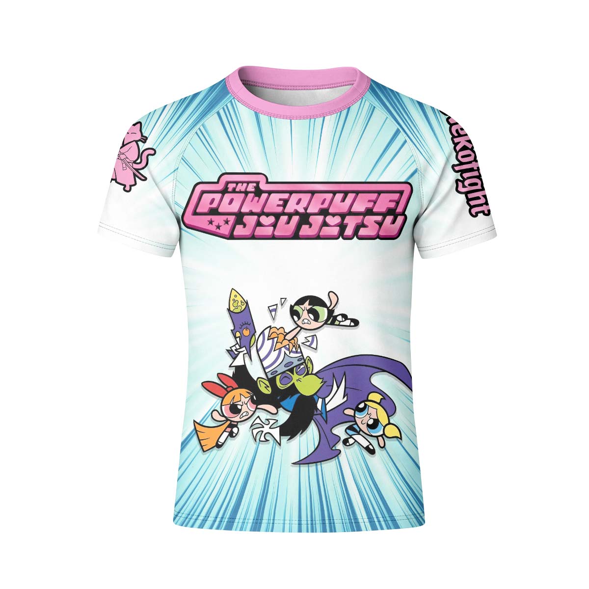 Powerpuff Girls BJJ Kid Rash Guard