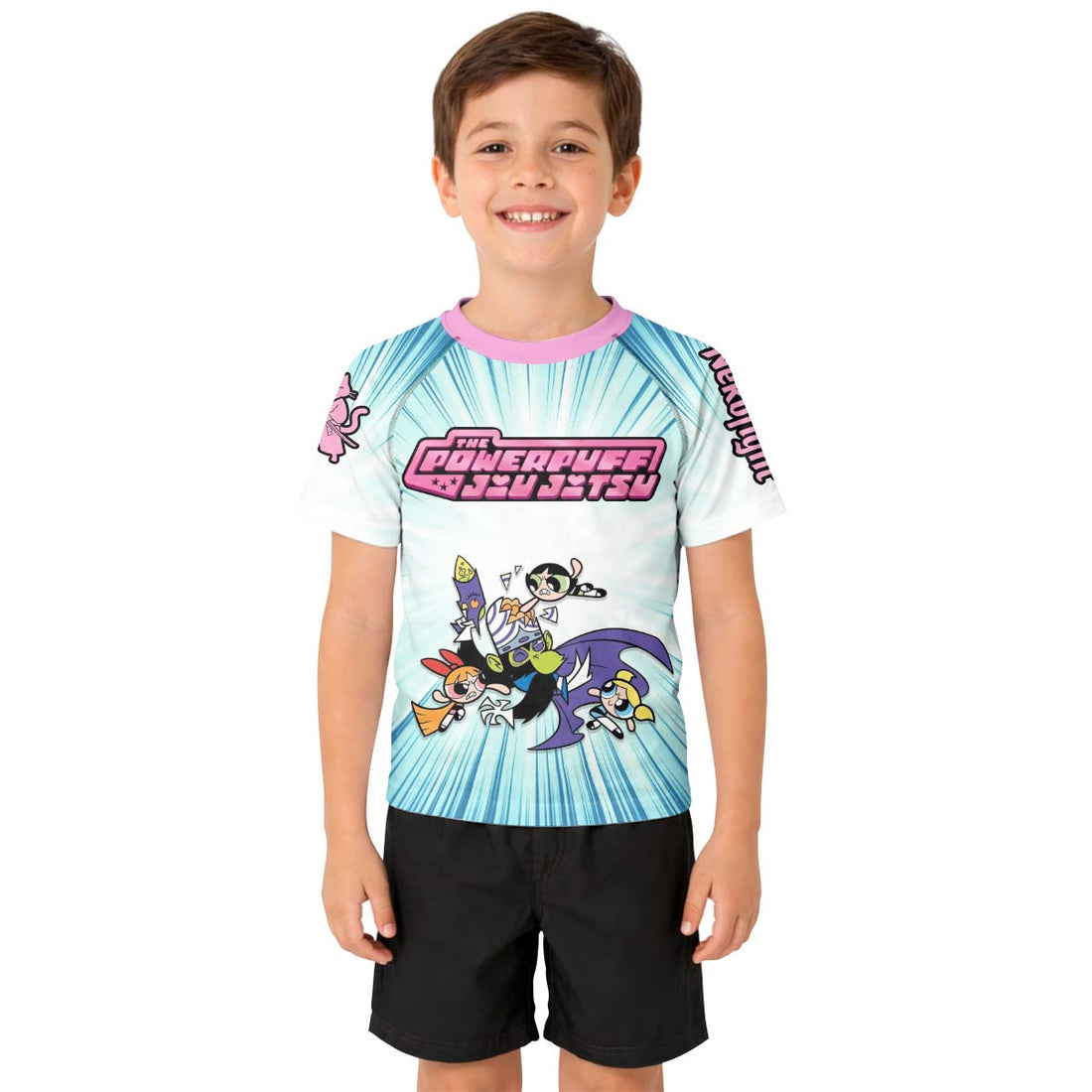 Powerpuff Girls BJJ Kid Rash Guard