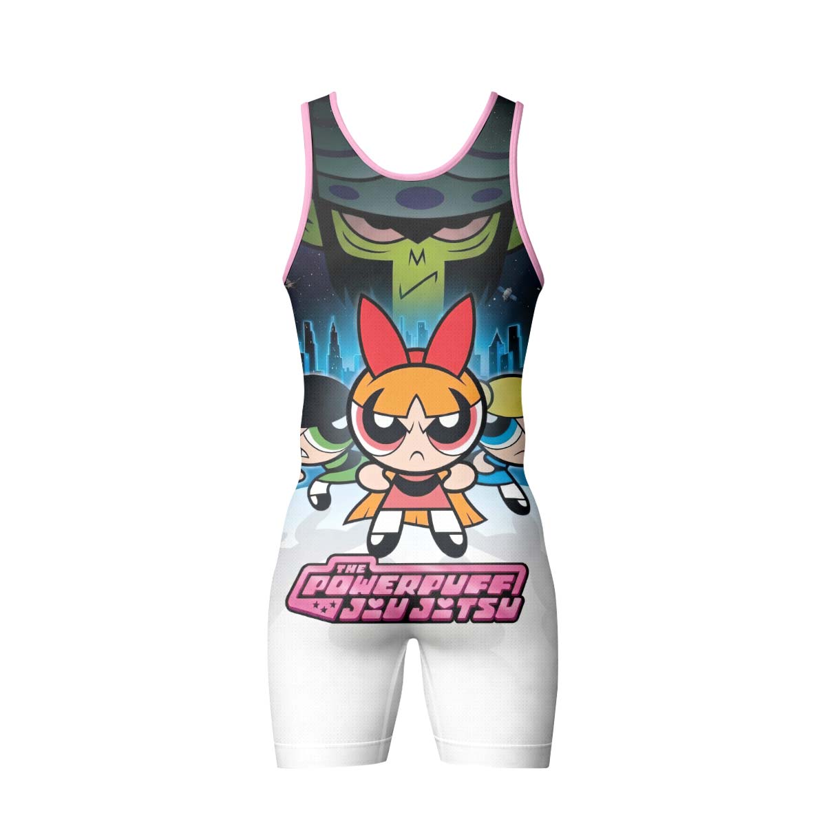 Powerpuff Girls BJJ Wrestling Singlet