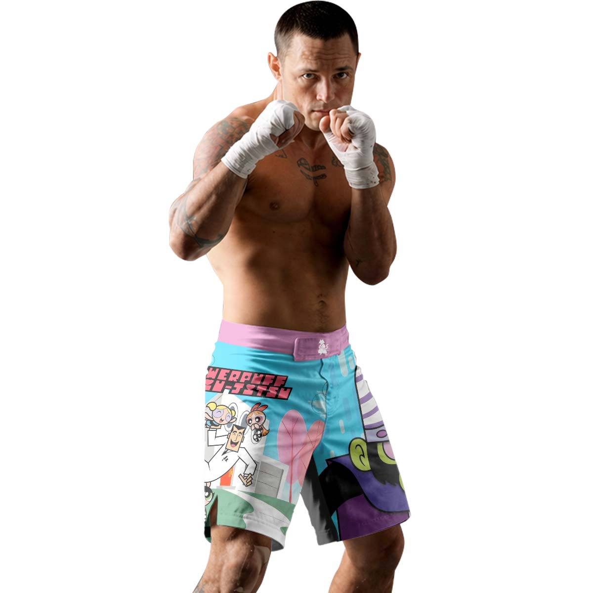 Powerpuff Girls Jiu Jitsu Fight Shorts