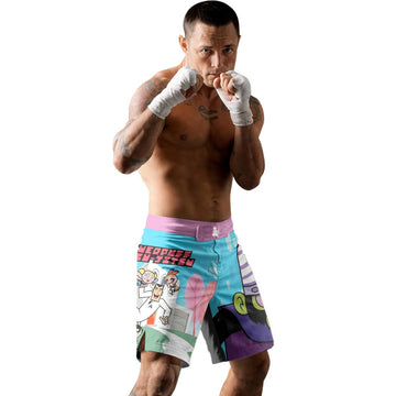 Powerpuff Girls Jiu Jitsu Fight Shorts