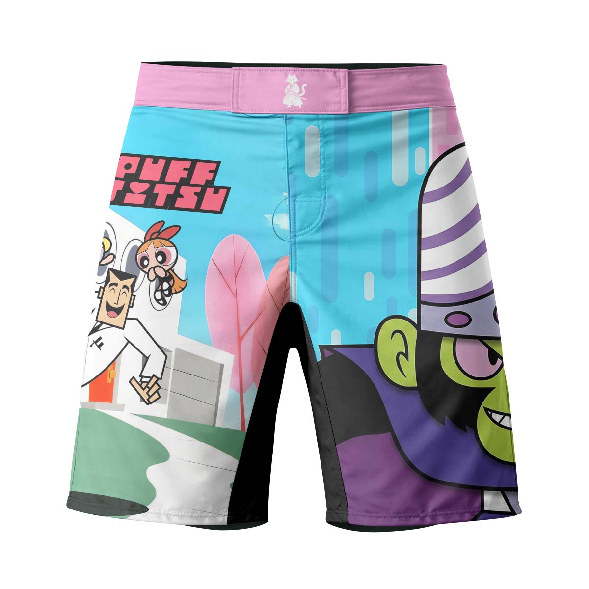 Powerpuff Girls Jiu Jitsu Fight Shorts