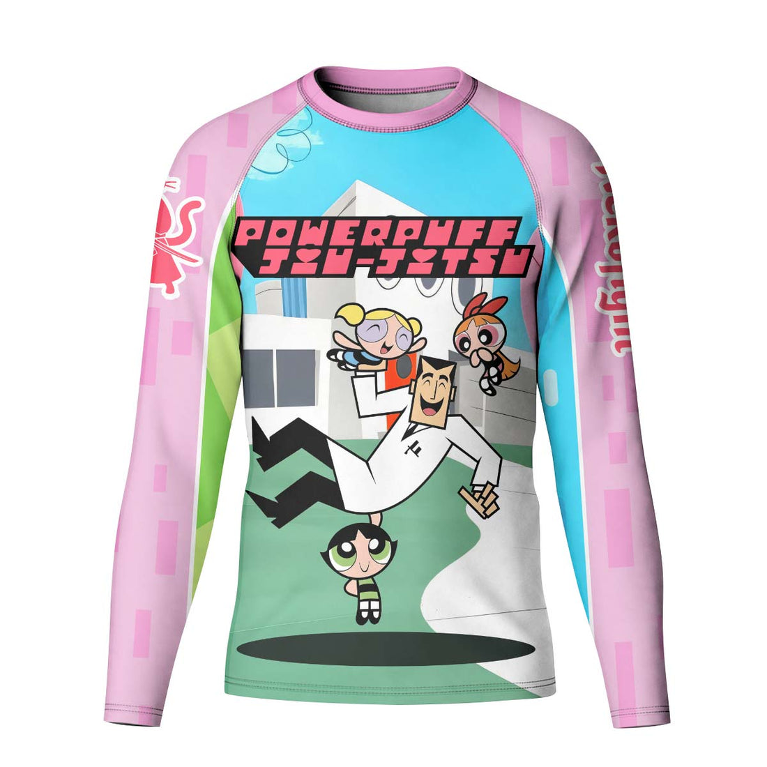 Powerpuff Girls Jiu Jitsu Kid Rash Guard