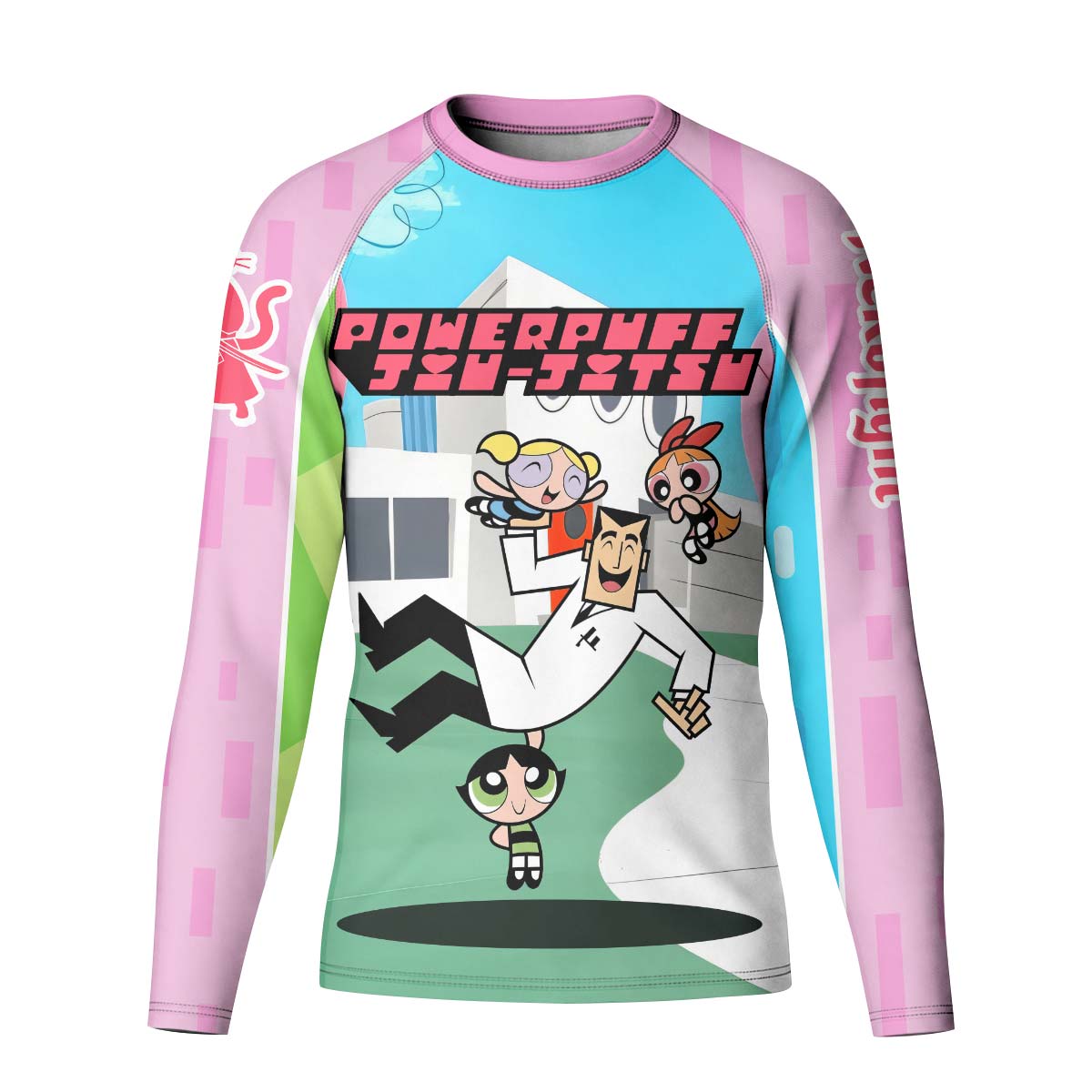 Powerpuff Girls Jiu Jitsu Kid Rash Guard