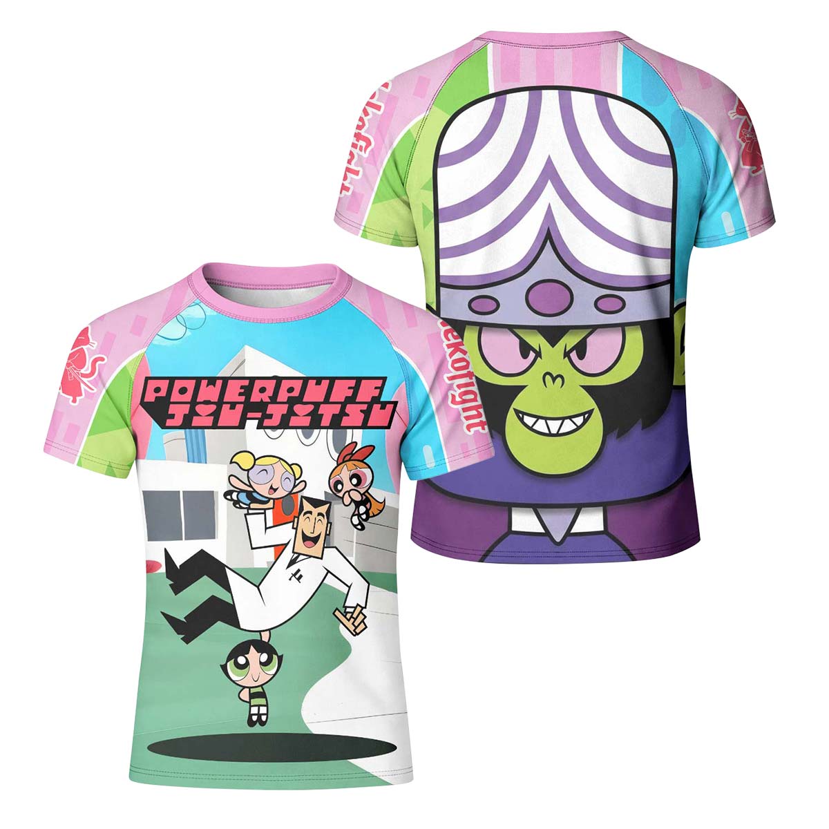 Powerpuff Girls Jiu Jitsu Kid Rash Guard