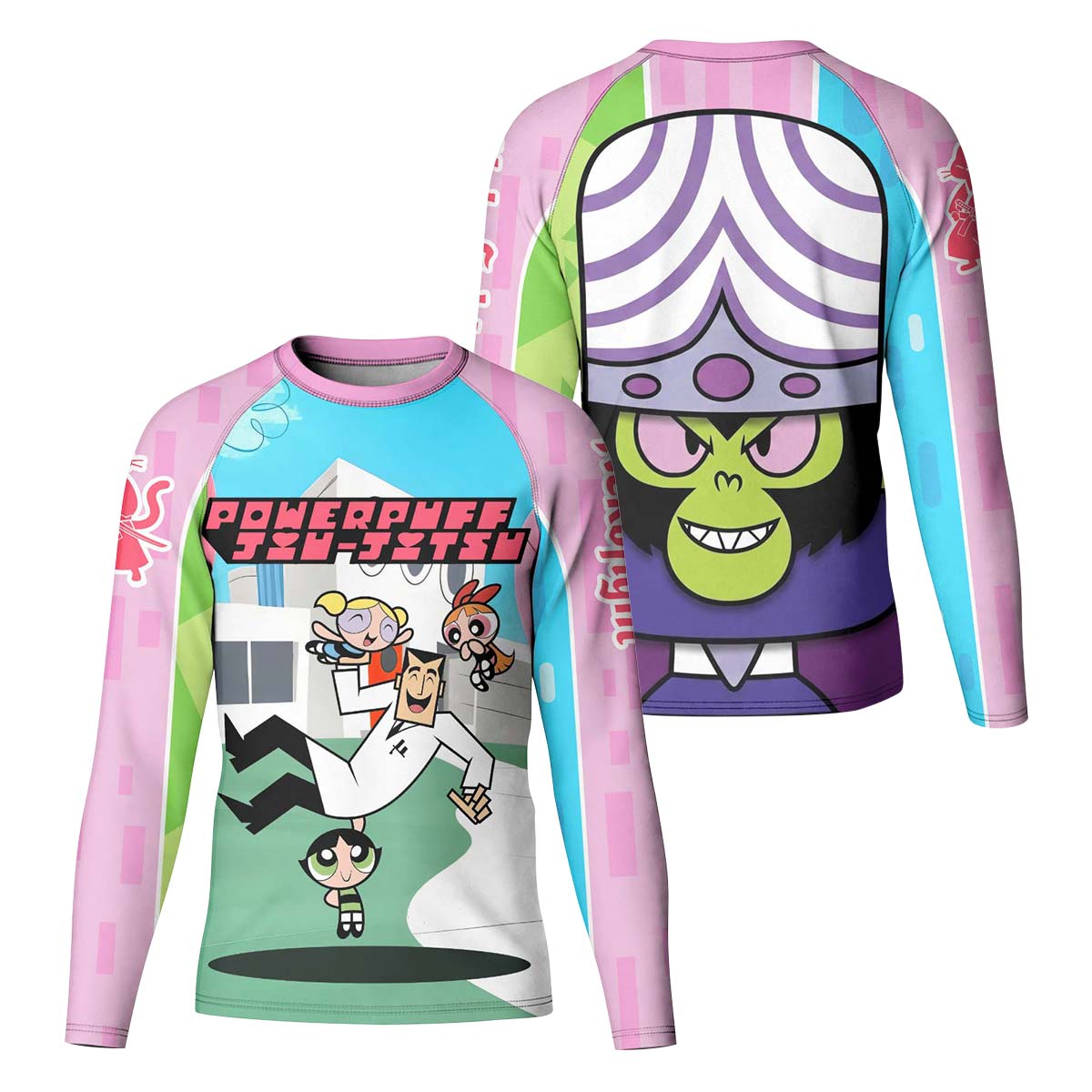 Powerpuff Girls Jiu Jitsu Kid Rash Guard