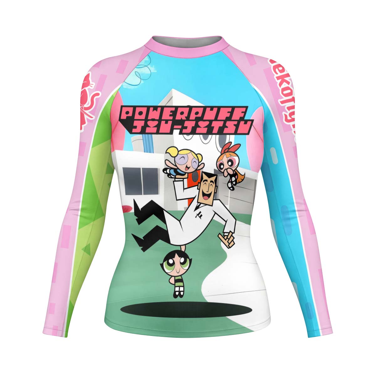 Powerpuff Girls Jiu Jitsu Rash Guard