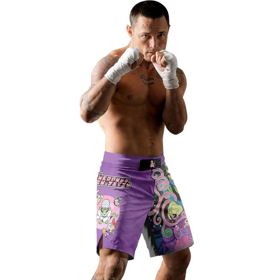 Powerpuff Girls Mastermind Fight Shorts