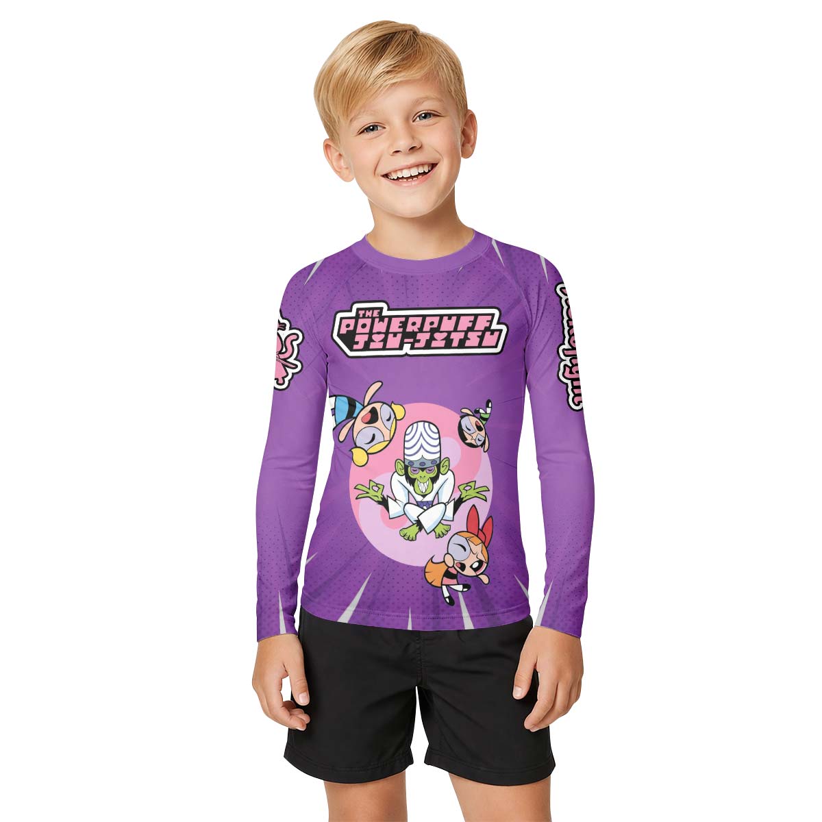 Powerpuff Girls Mastermind Kid Rash Guard