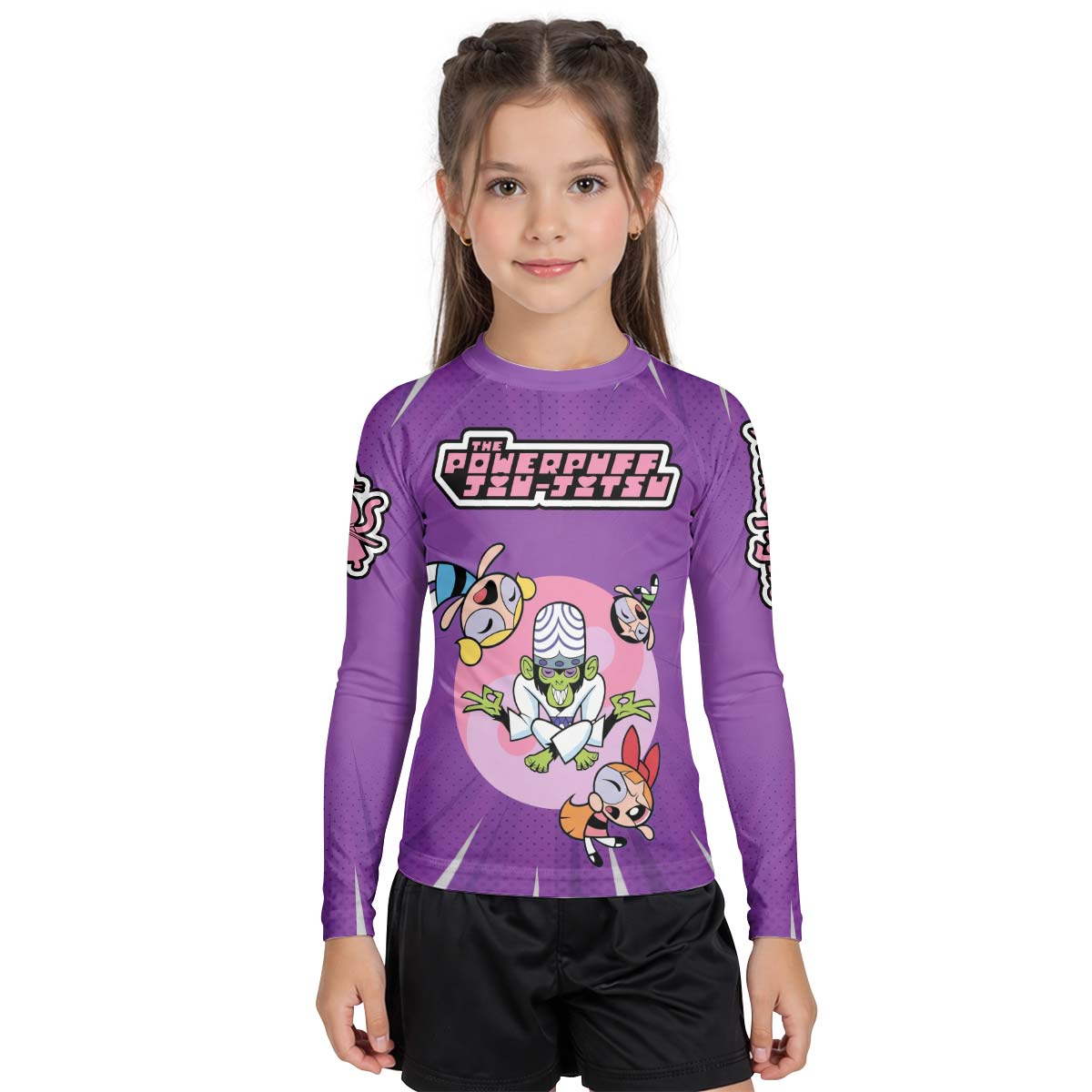 Powerpuff Girls Mastermind Kid Rash Guard