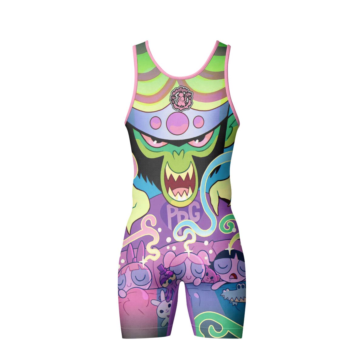Powerpuff Girls Mastermind Wrestling Singlet