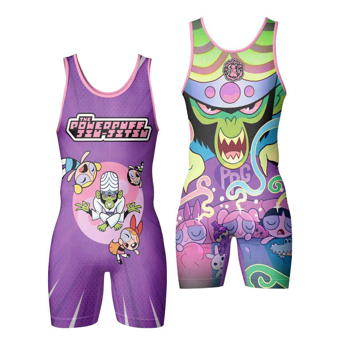Powerpuff Girls Mastermind Wrestling Singlet