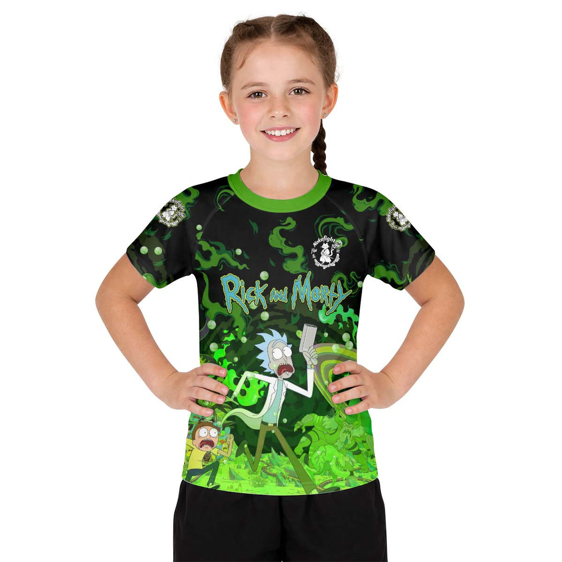 Rick And Morty Kid Rash Guard