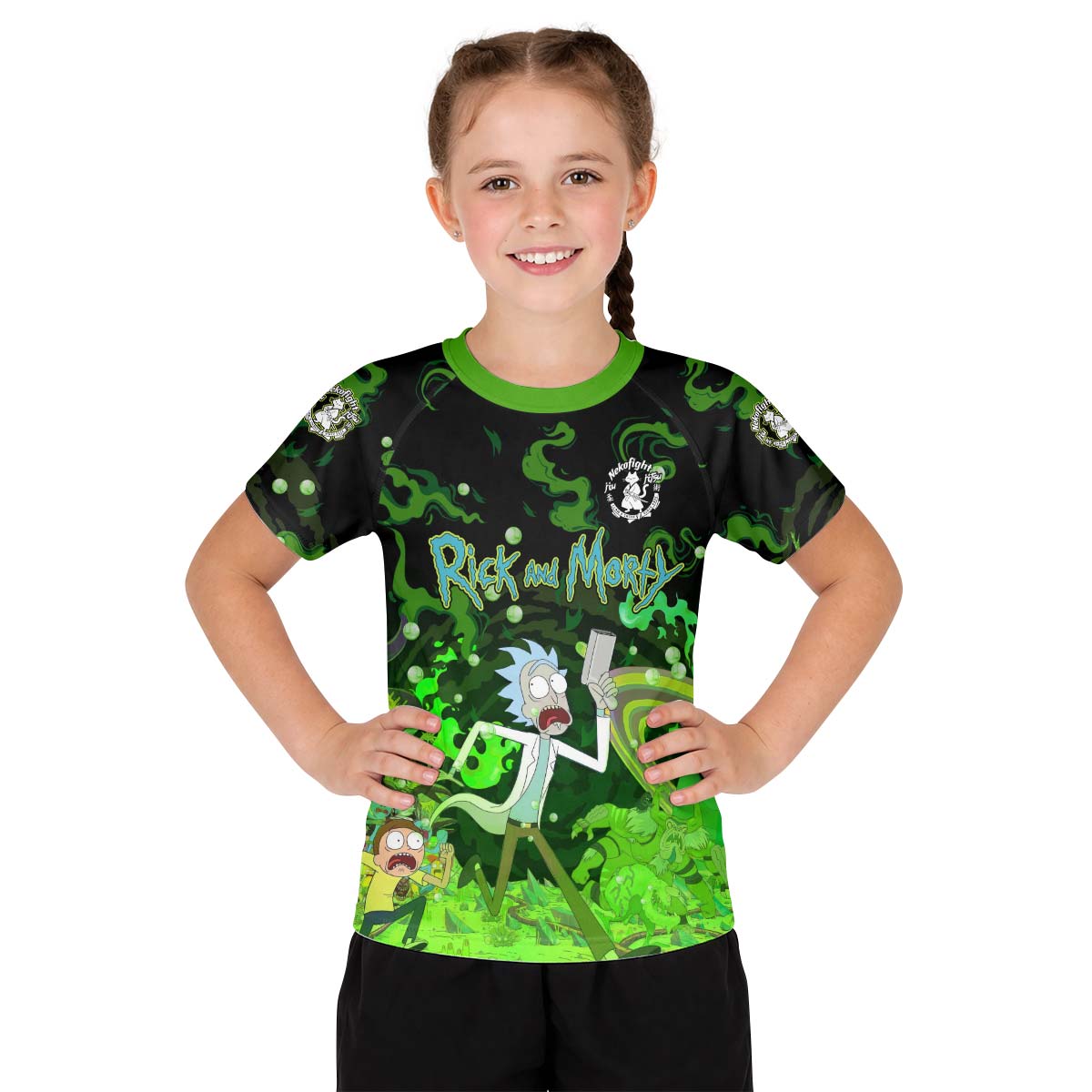 Rick And Morty Kid Rash Guard