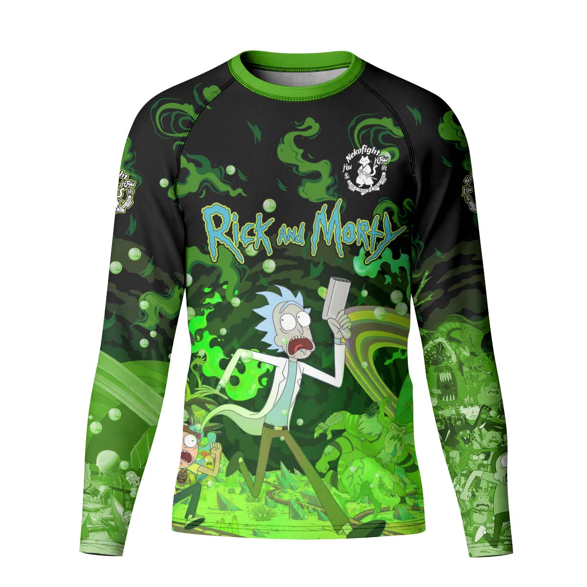 Rick And Morty Kid Rash Guard