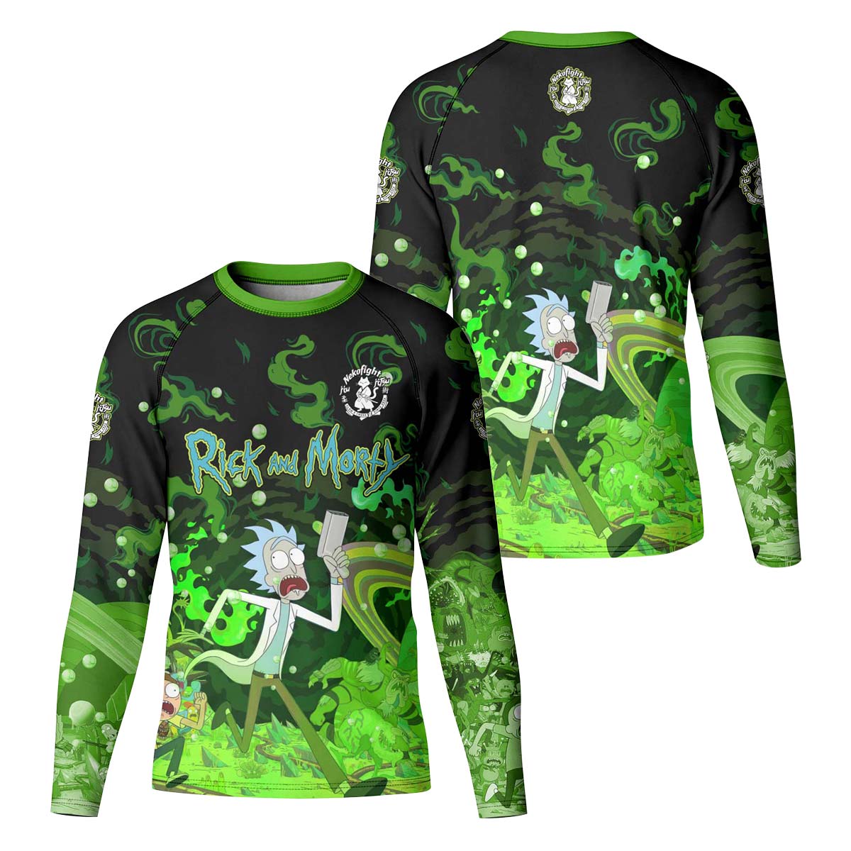 Rick And Morty Kid Rash Guard