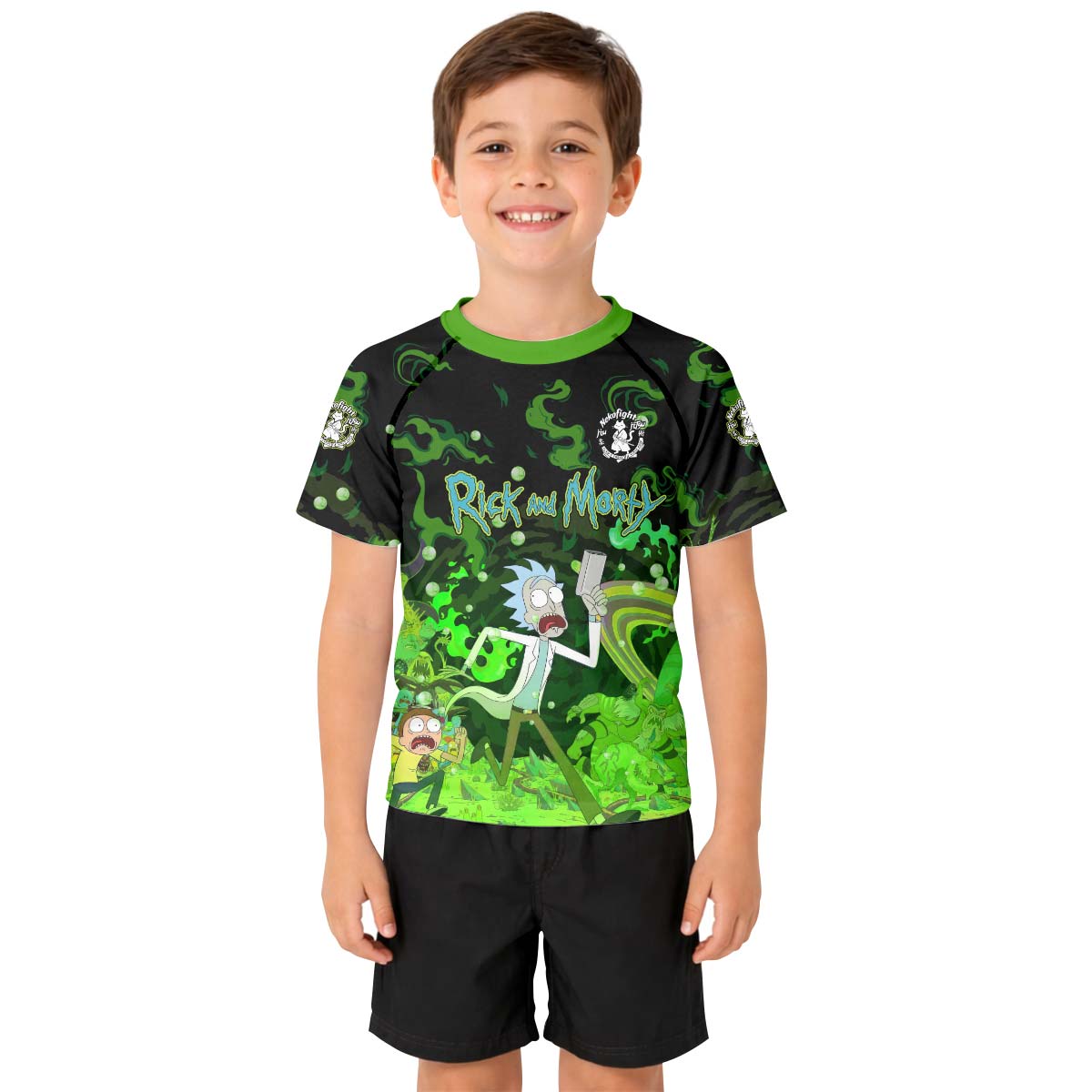 Rick And Morty Kid Rash Guard