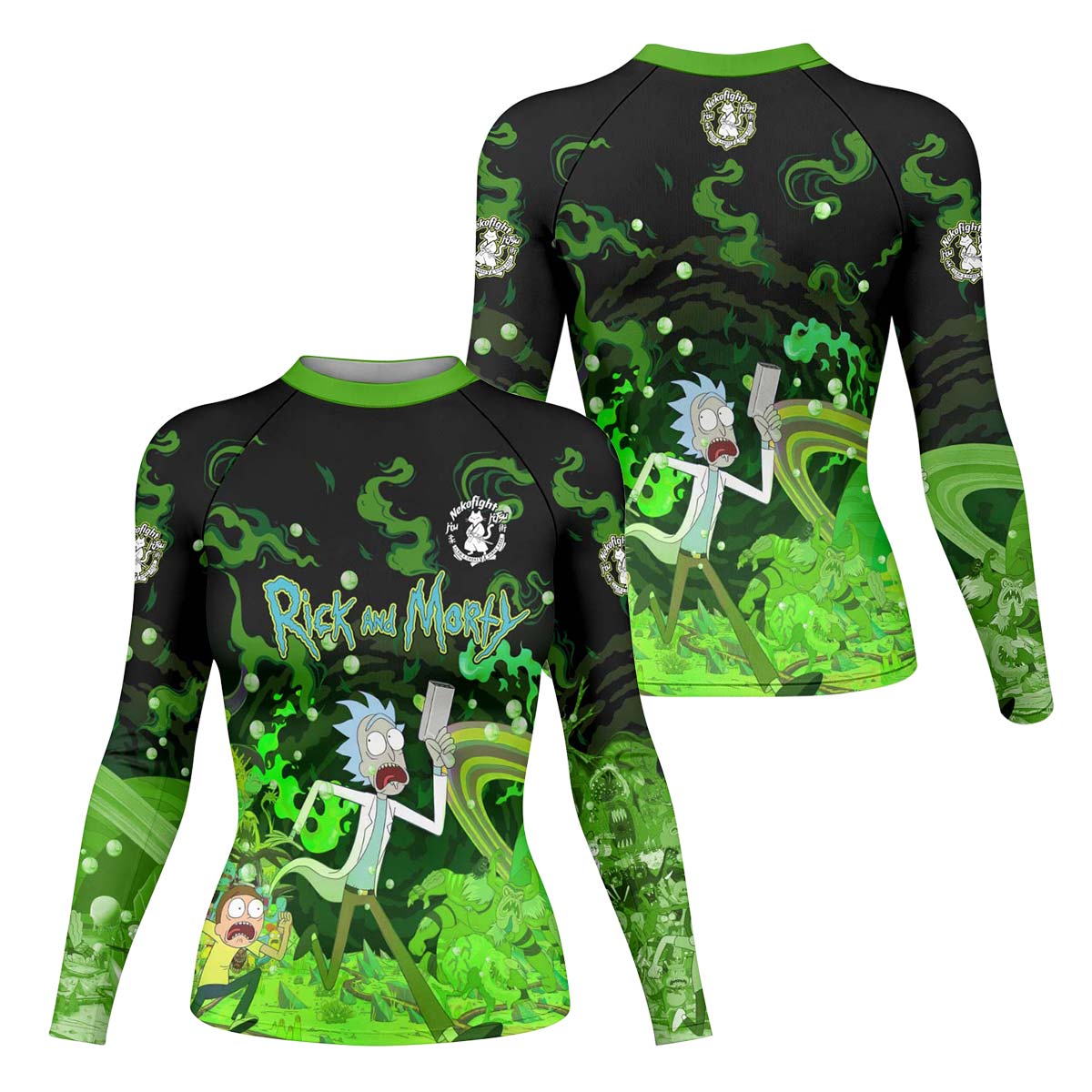 Rick And Morty Rash Guard