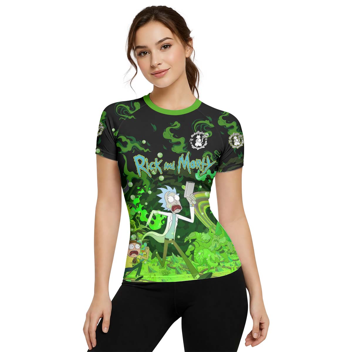 Rick And Morty Rash Guard