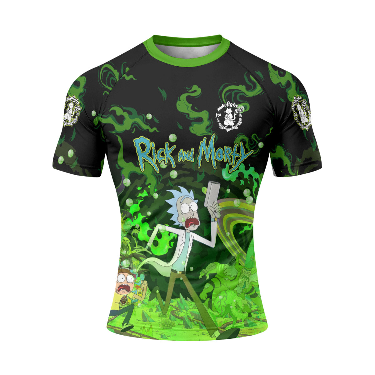 Rick And Morty Rash Guard