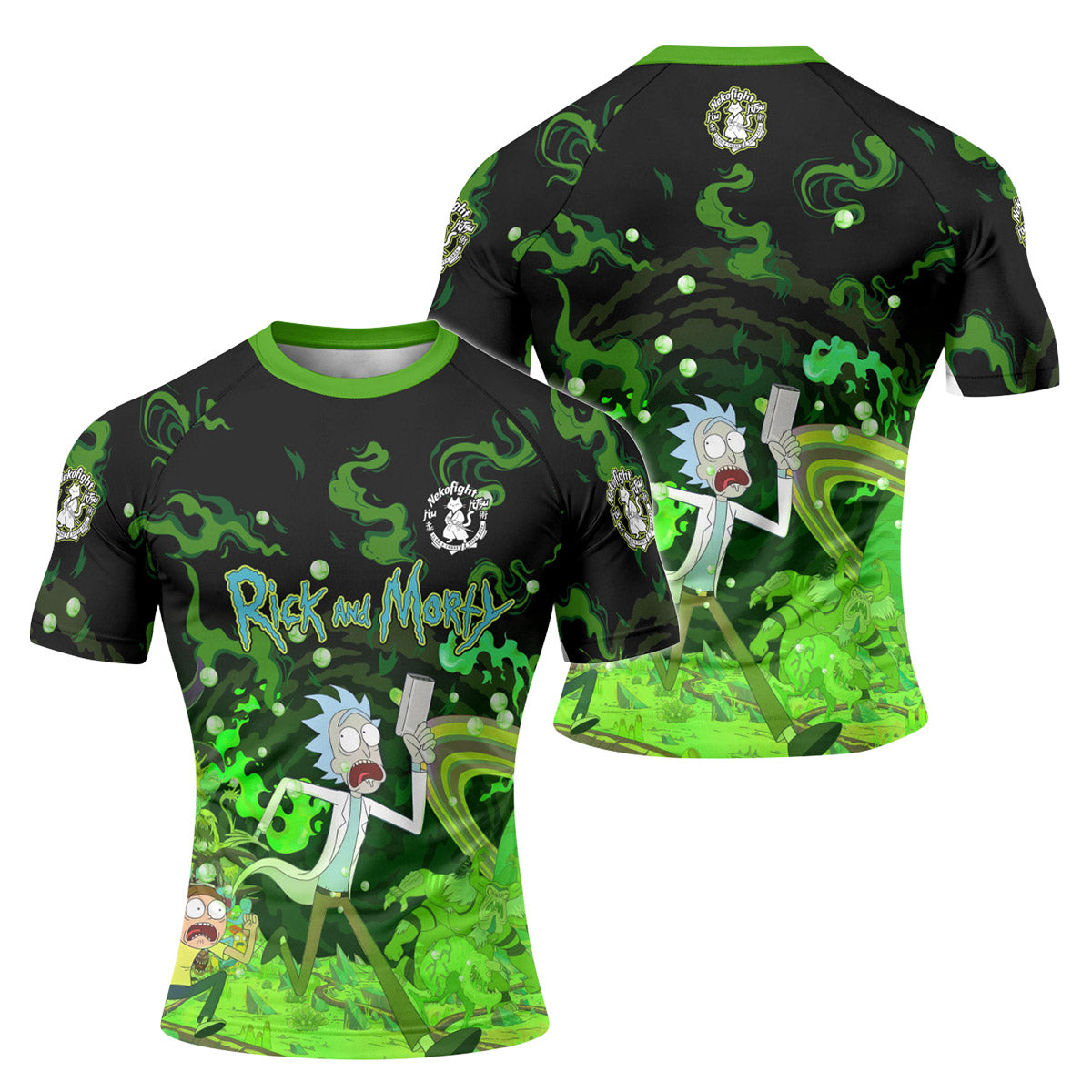 Rick And Morty Rash Guard