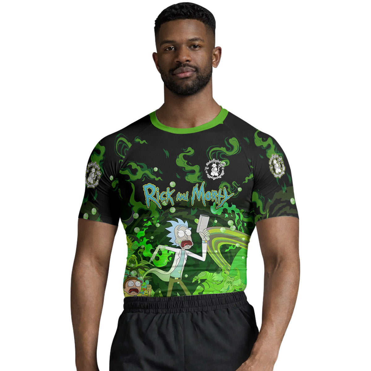Rick And Morty Rash Guard