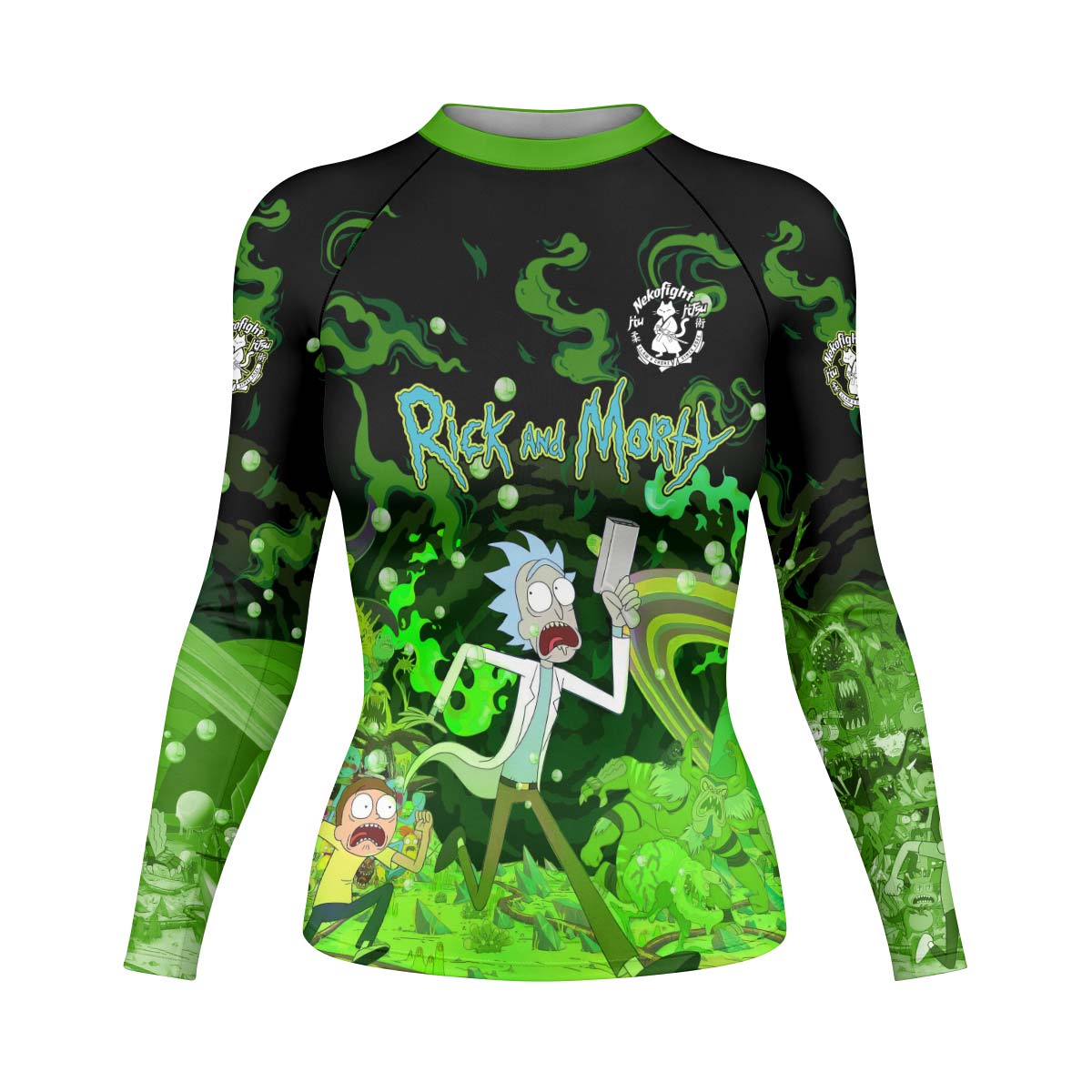 Rick And Morty Rash Guard