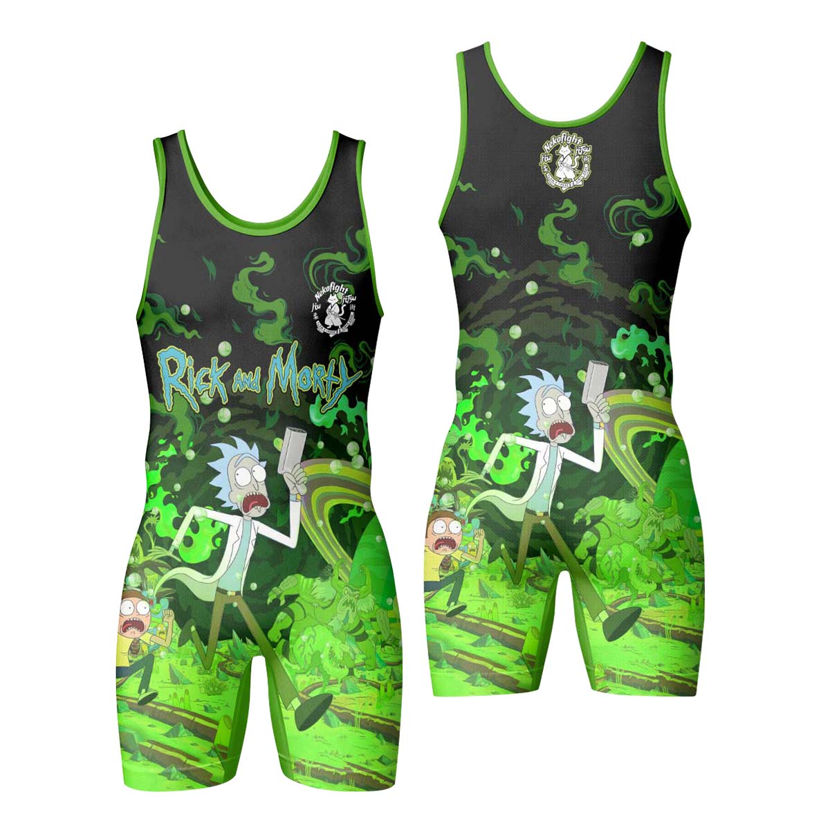 Rick And Morty Wrestling Singlet