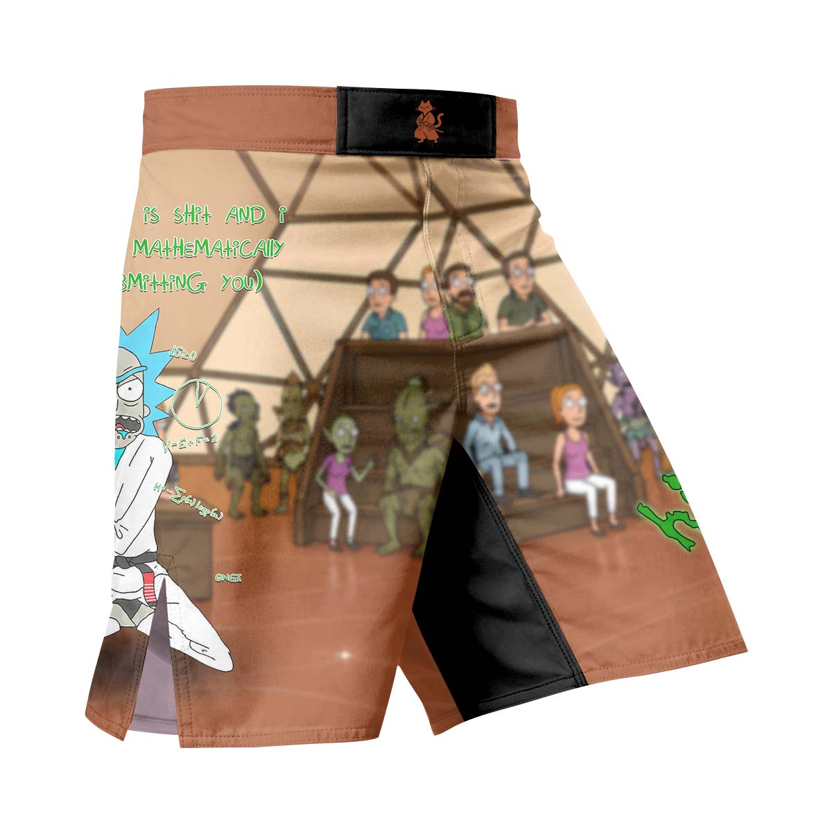 Rick and Morty BJJ Fight Shorts