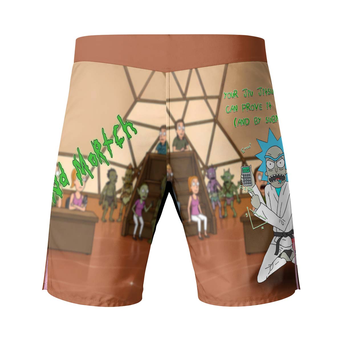 Rick and Morty BJJ Fight Shorts