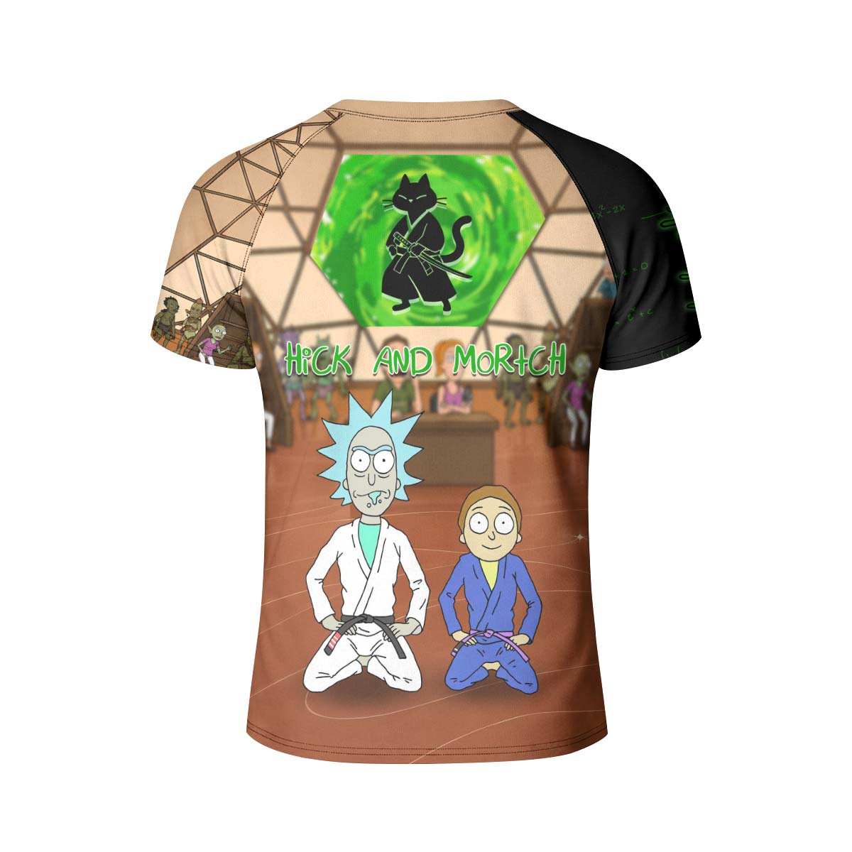 Rick and Morty BJJ Kid Rash Guard