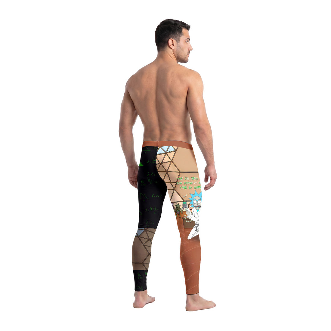  Rick and Morty BJJ Men's Compression Leggings