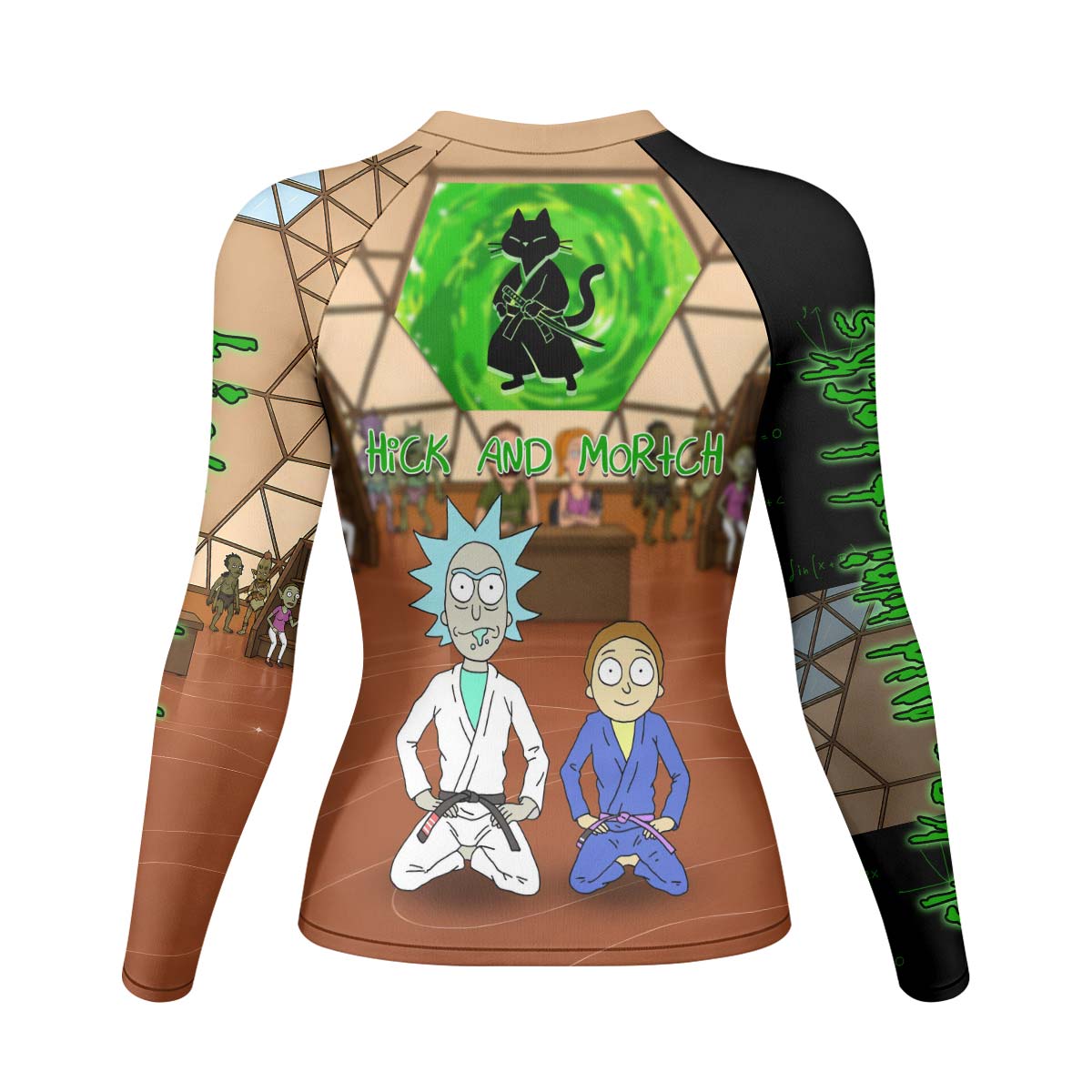 Rick and Morty BJJ Rash Guard