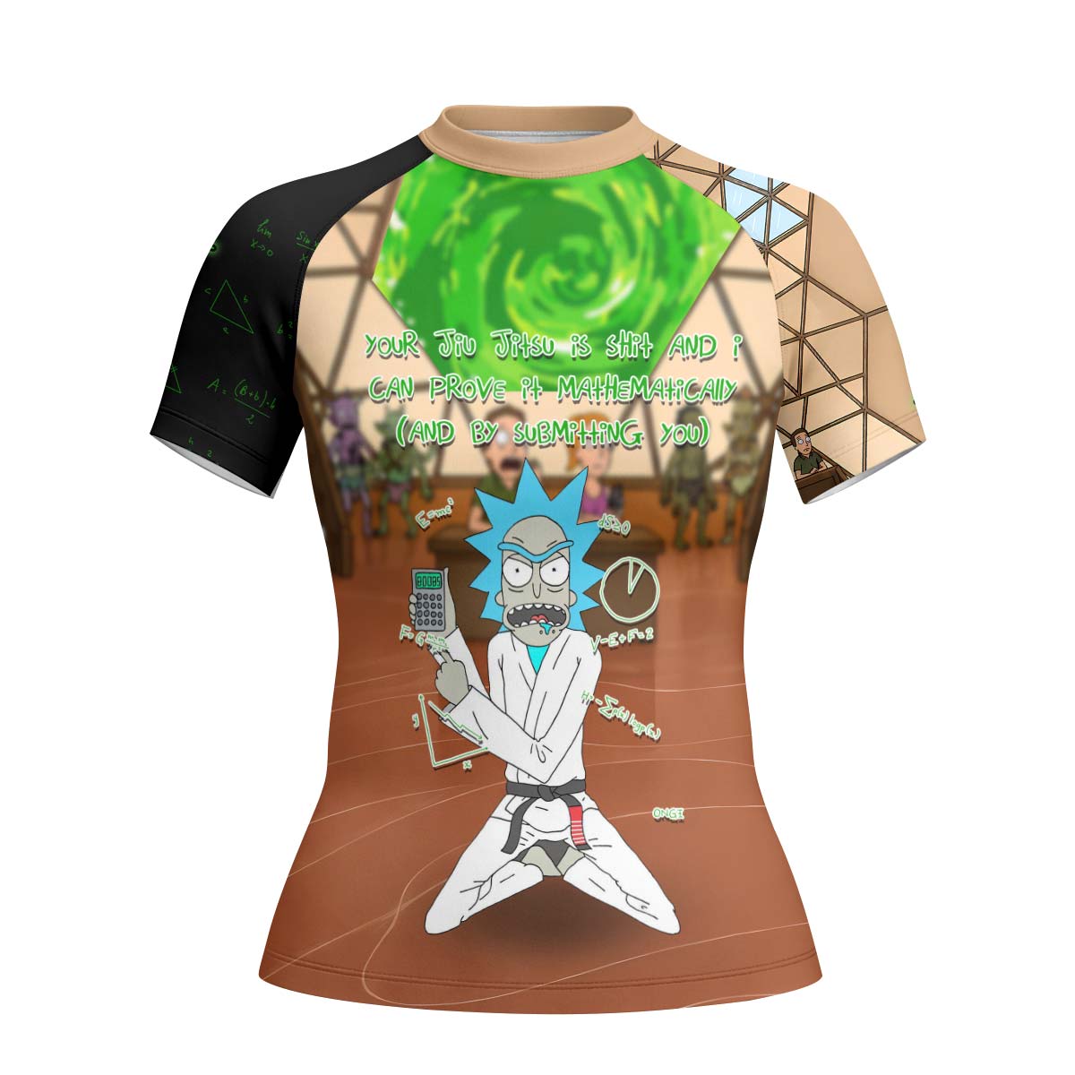 Rick and Morty BJJ Rash Guard