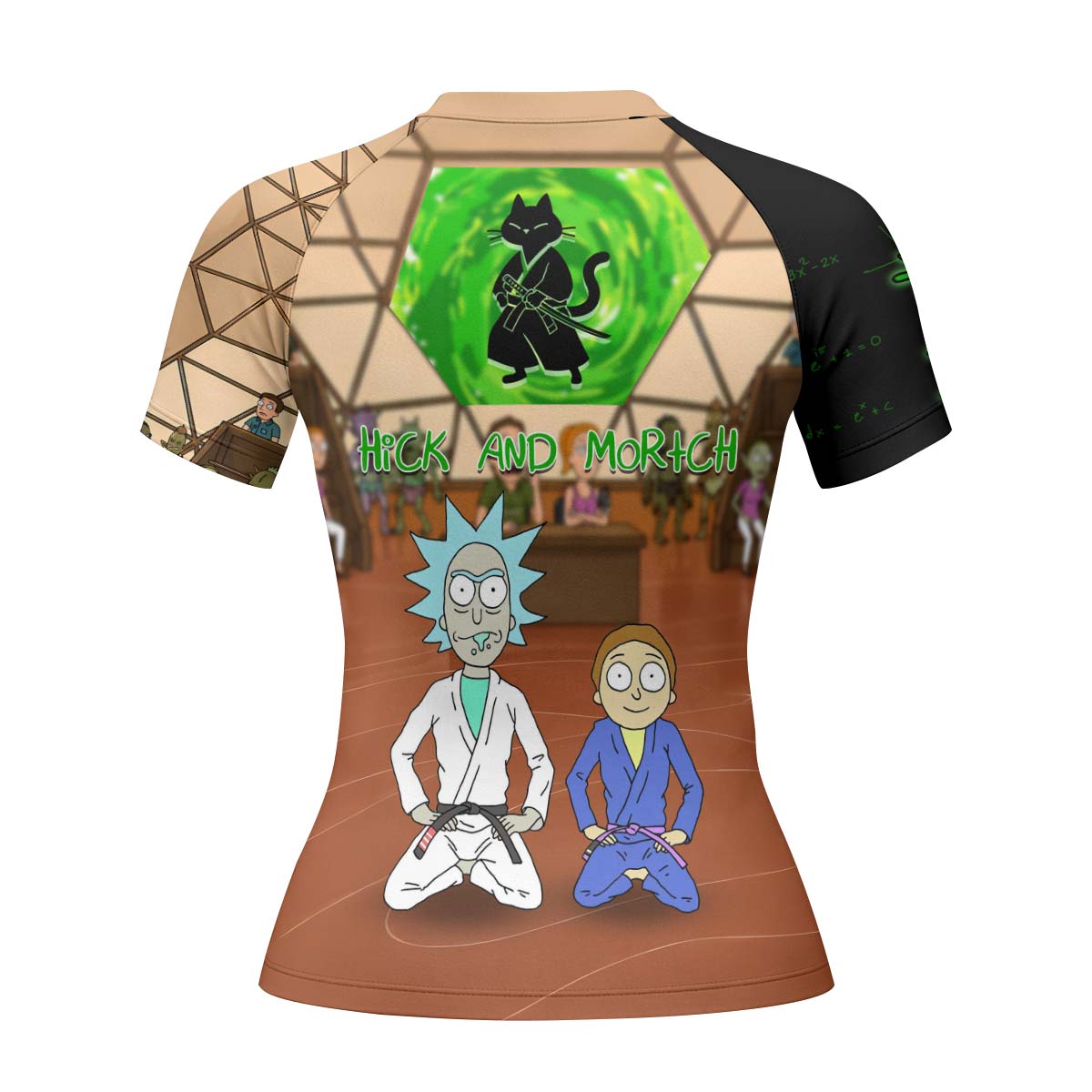 Rick and Morty BJJ Rash Guard