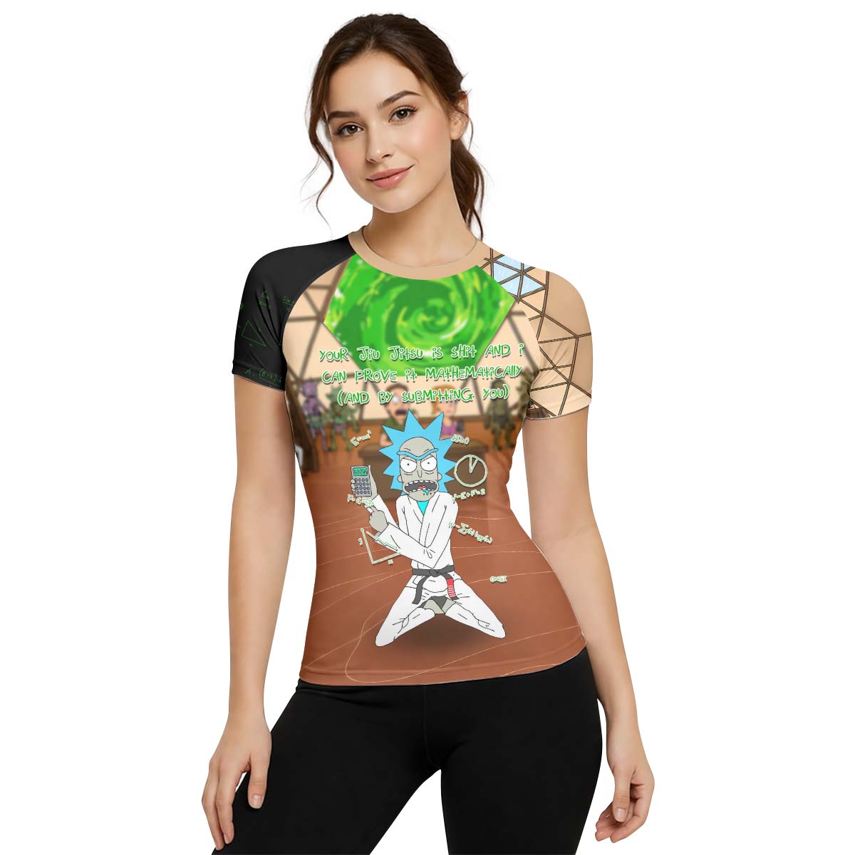 Rick and Morty BJJ Rash Guard