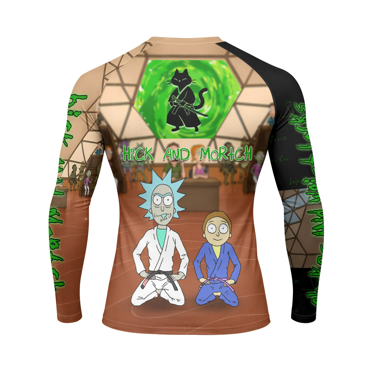 Rick and Morty BJJ Rash Guard