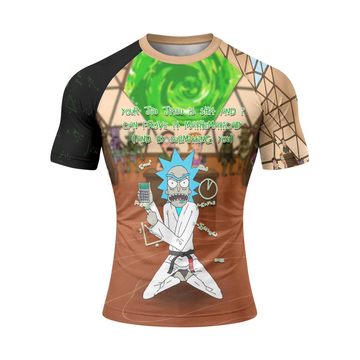 Rick and Morty BJJ Rash Guard