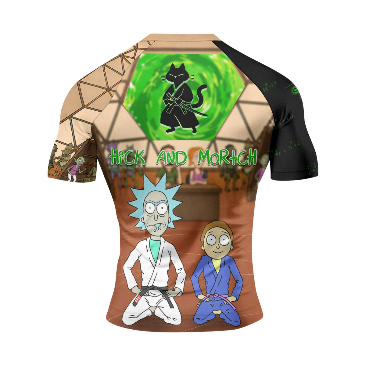 Rick and Morty BJJ Rash Guard