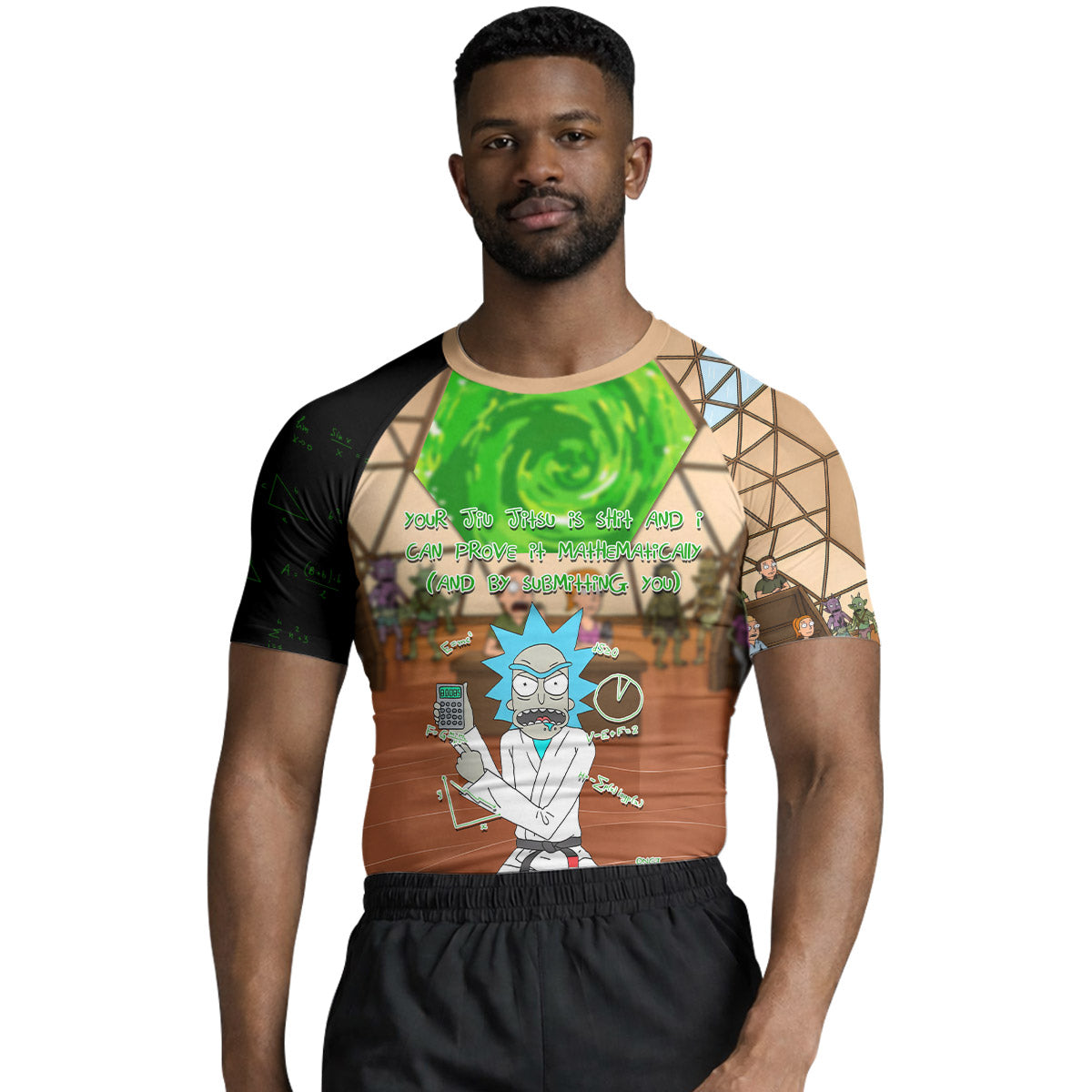 Rick and Morty BJJ Rash Guard