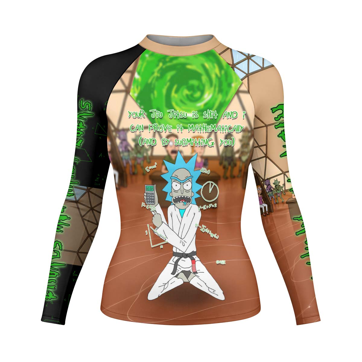 Rick and Morty BJJ Rash Guard