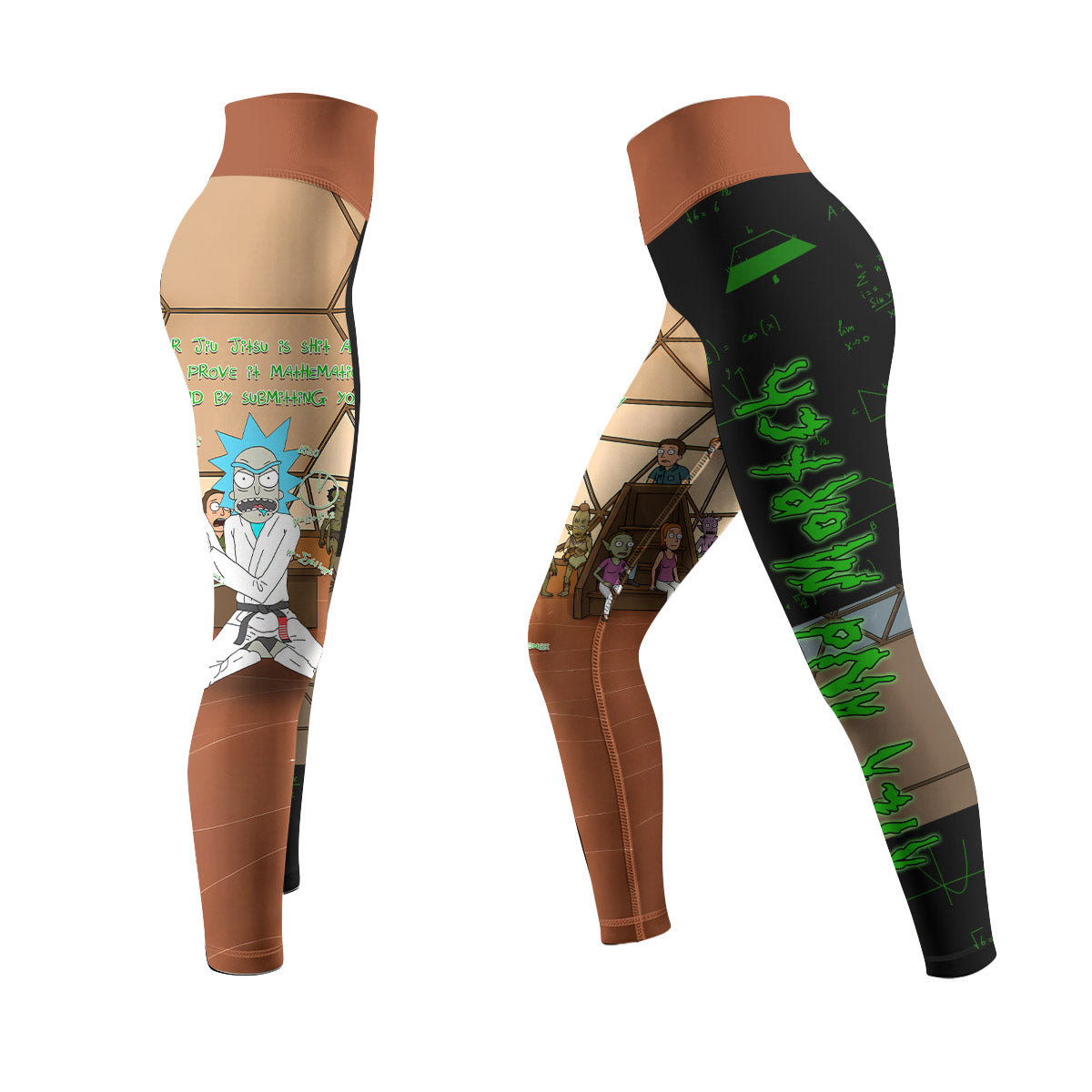  Rick and Morty BJJ Women's Leggings