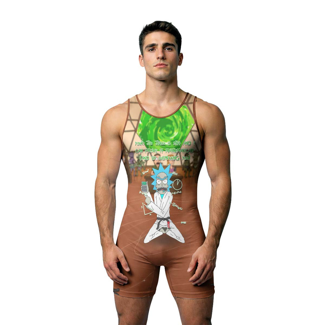 Rick and Morty BJJ Wrestling Singlet