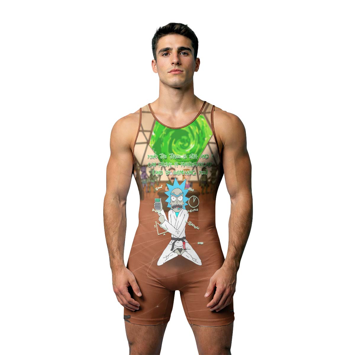 Rick and Morty BJJ Wrestling Singlet