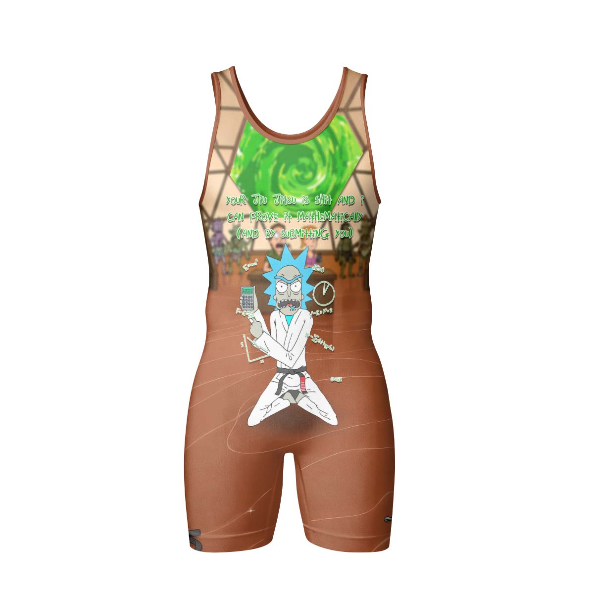Rick and Morty BJJ Wrestling Singlet