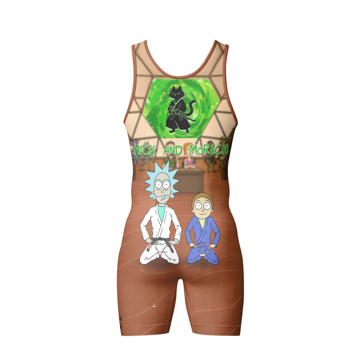 Rick and Morty BJJ Wrestling Singlet